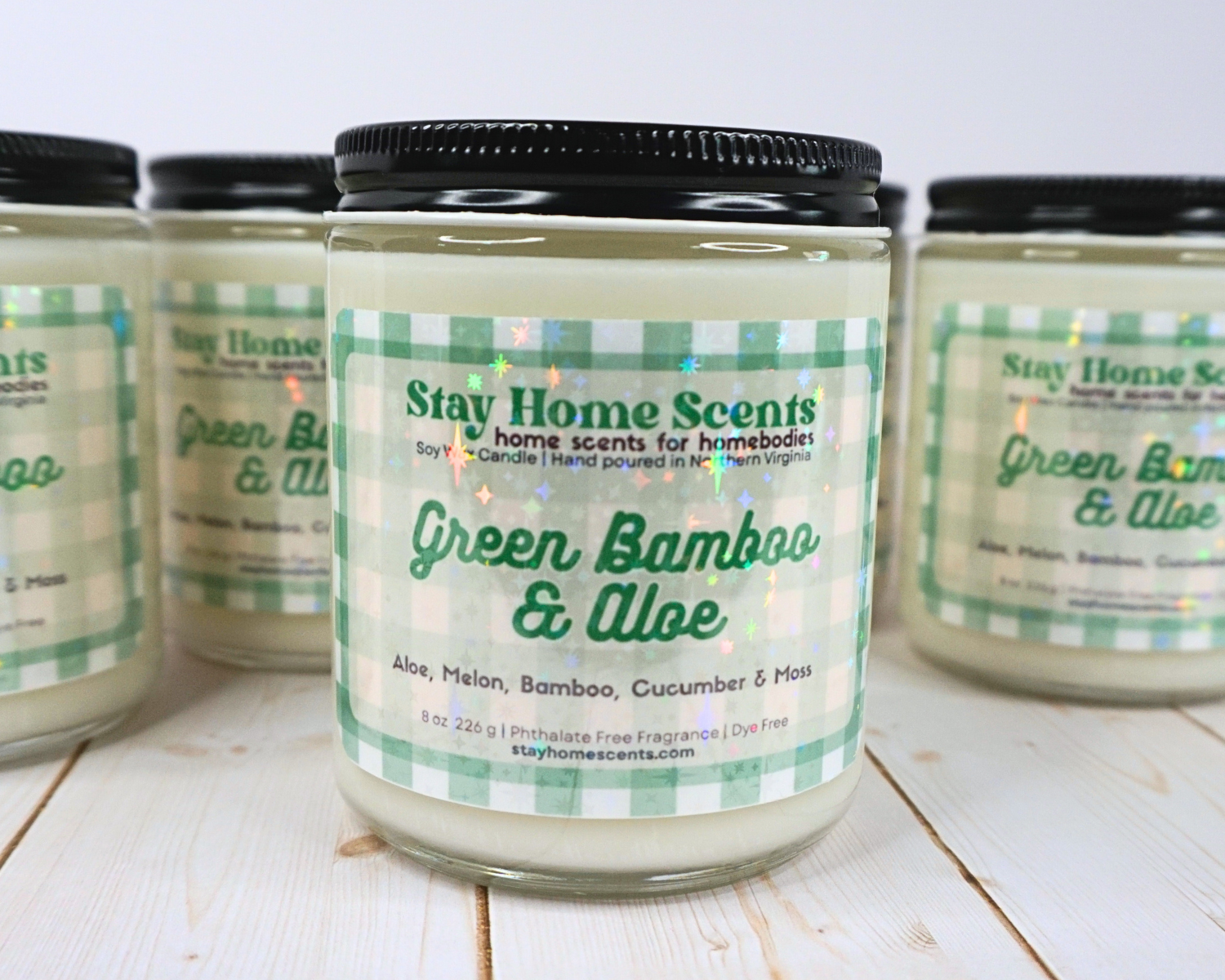 Green Bamboo & Aloe Candle