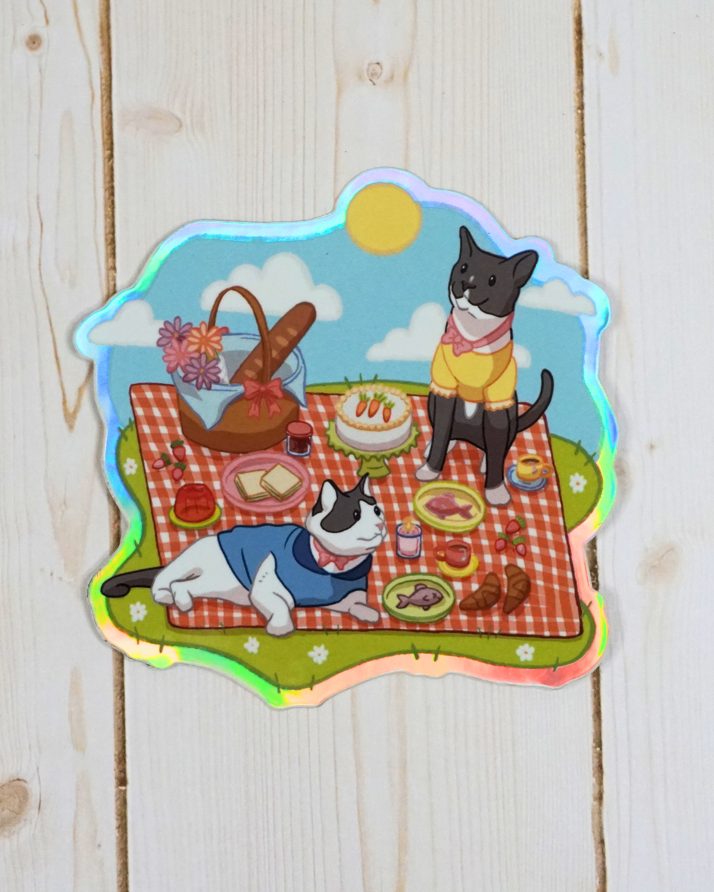Amigos en picnic Sticker