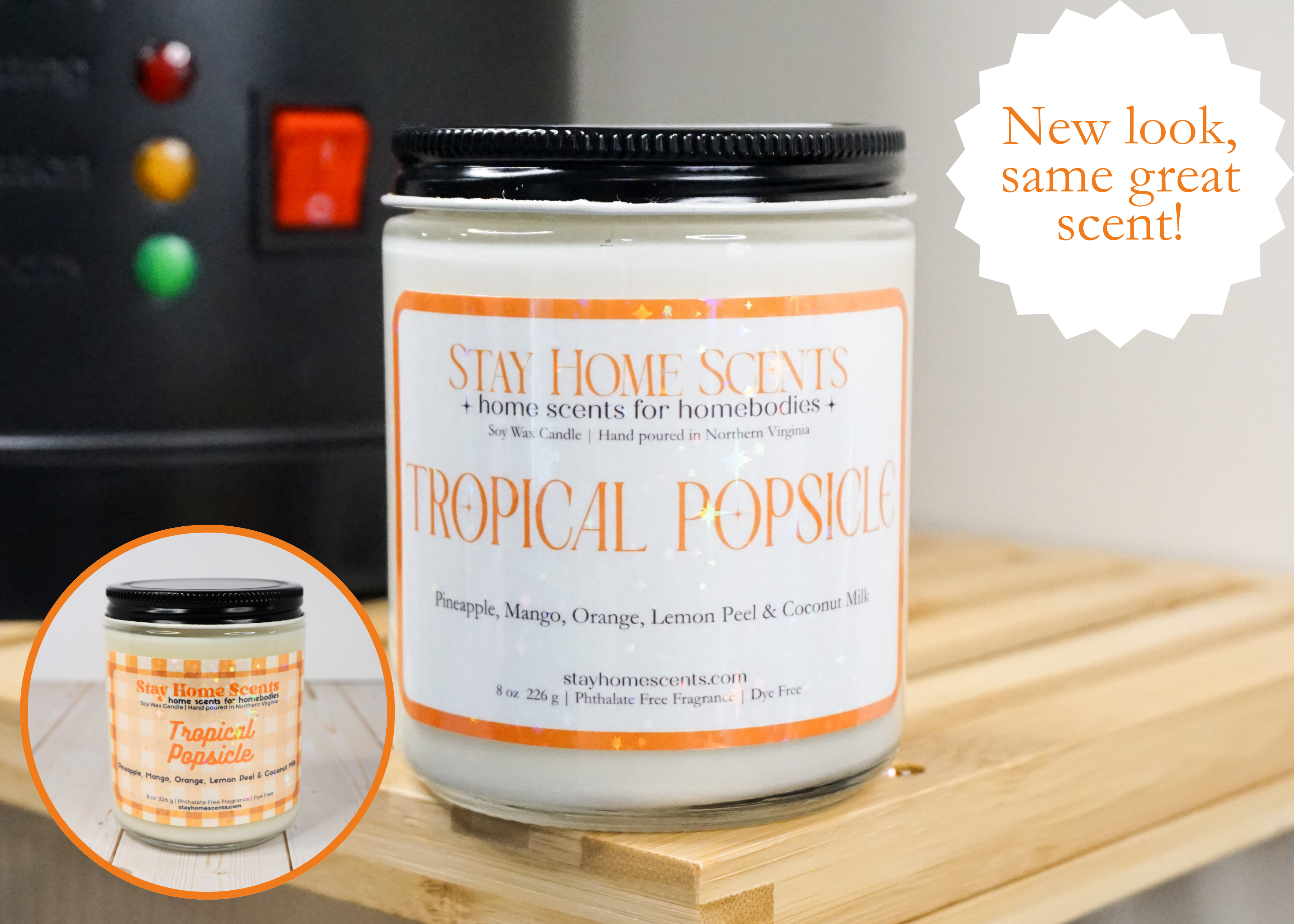 Tropical Popsicle Candle