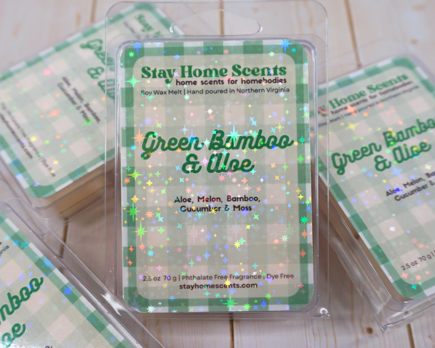 Green Bamboo & Aloe Wax Melt