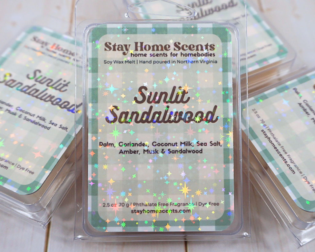 Sunlit Sandalwood Wax Melt