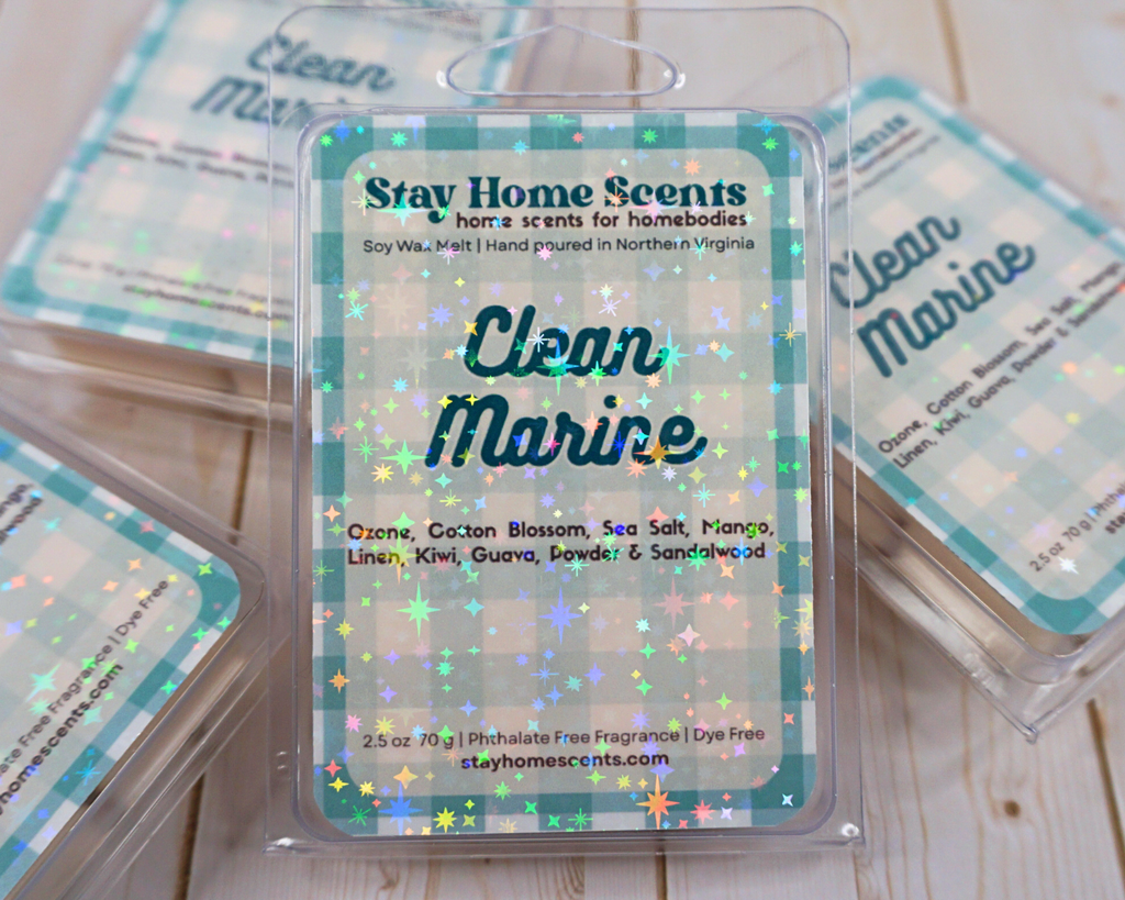 Clean Marine Wax Melt