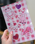 Virtual Love Sticker Sheet