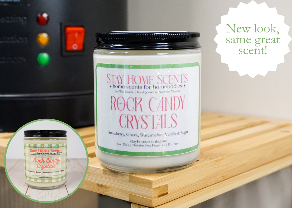 Rock Candy Crystals Candle