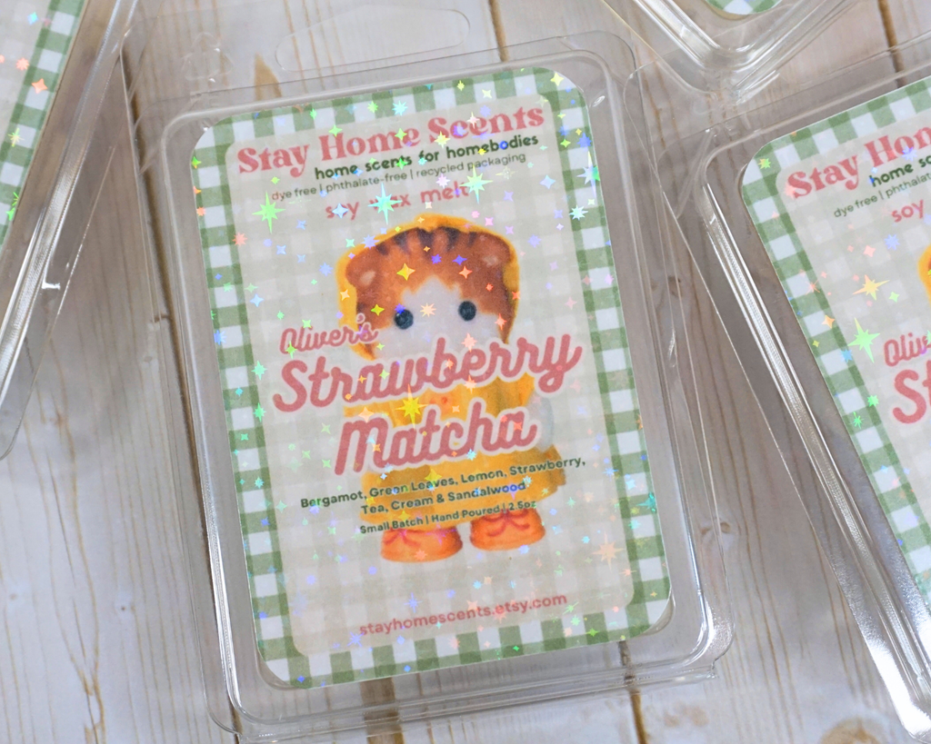 Oliver's Strawberry Matcha Wax Melt