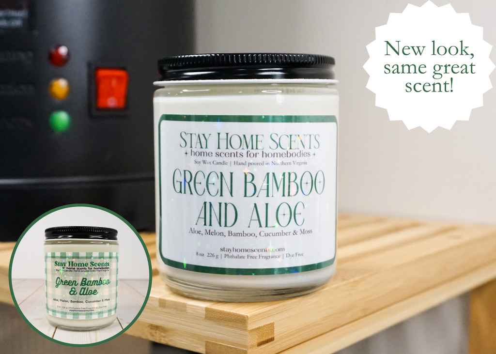 Green Bamboo And Aloe Candle