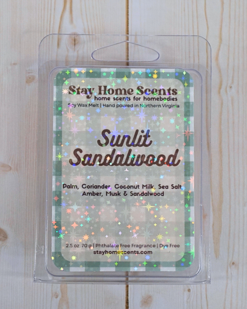 Sunlit Sandalwood Wax Melt
