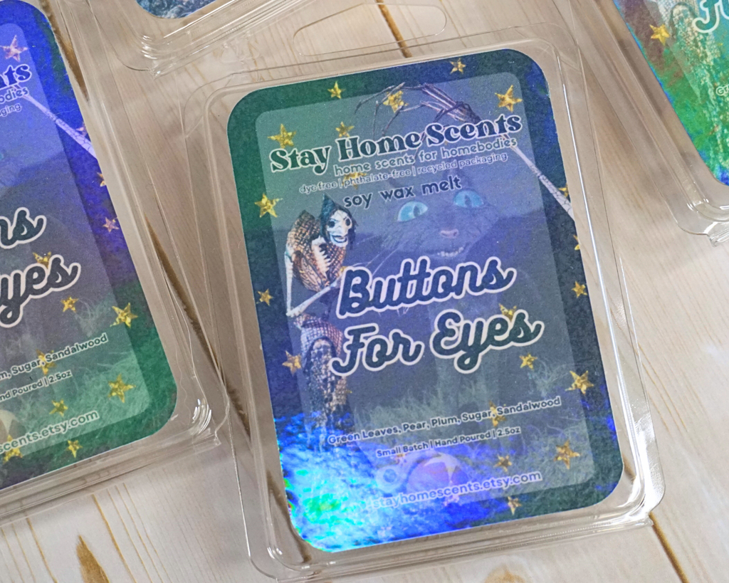 Buttons For Eyes Wax Melt