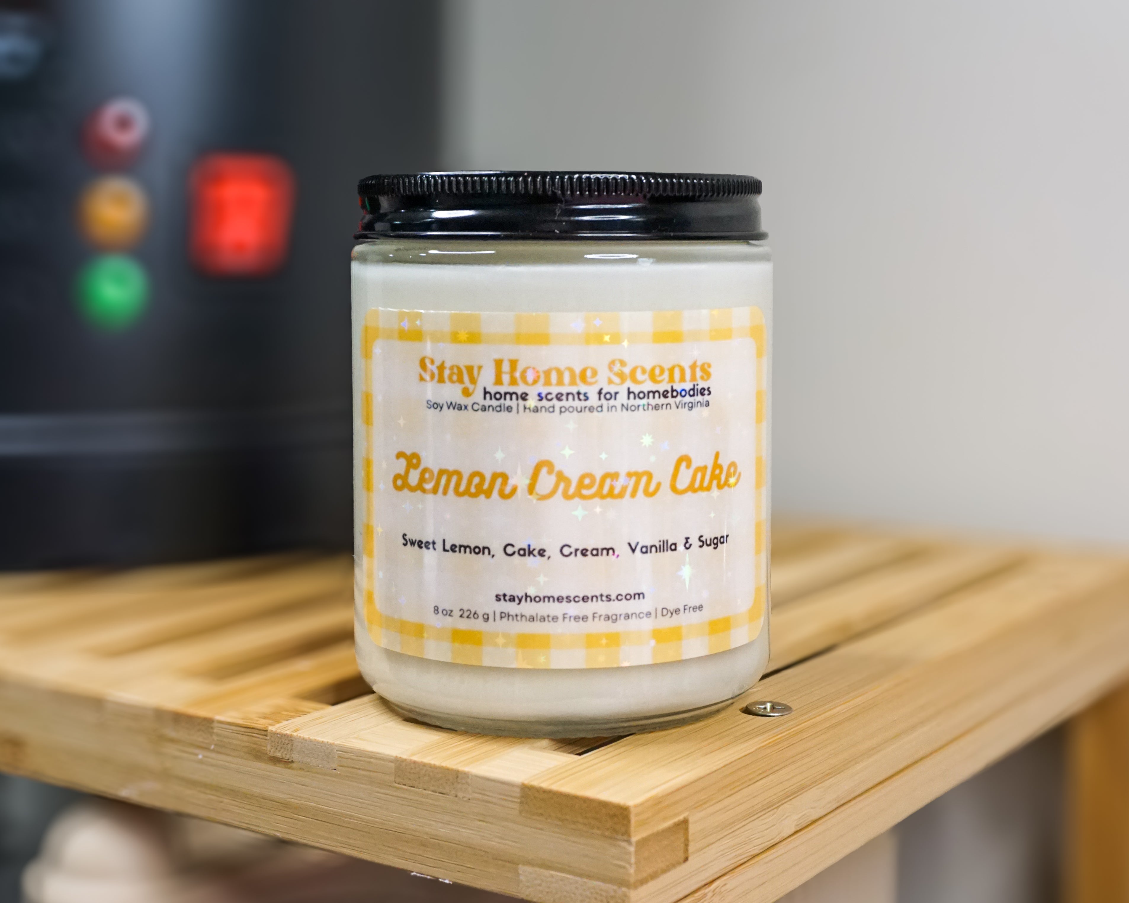 Lemon Cream Cake Candle