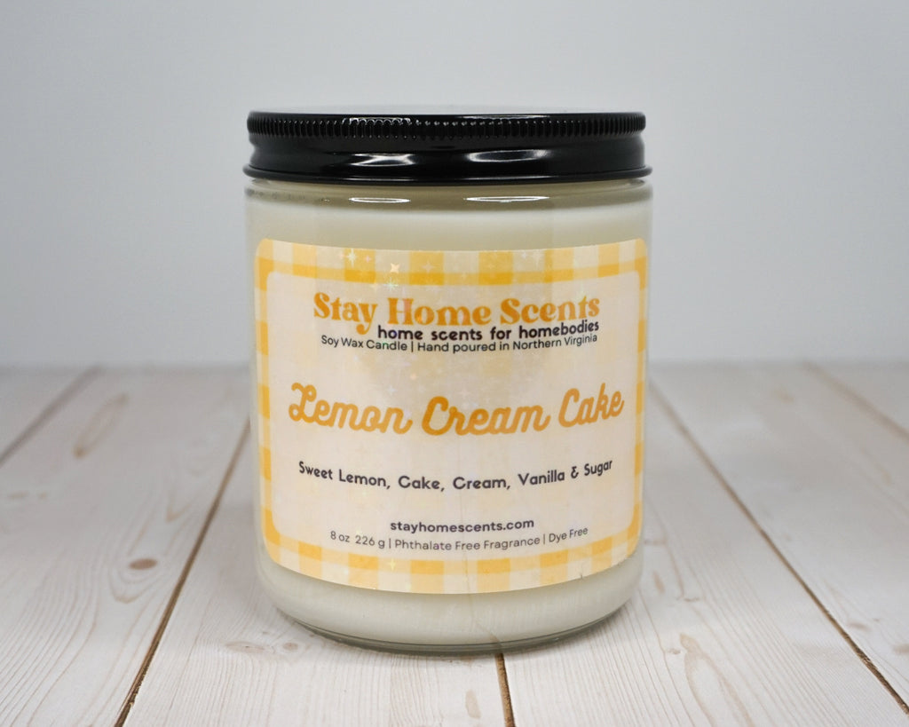 Lemon Cream Cake Candle