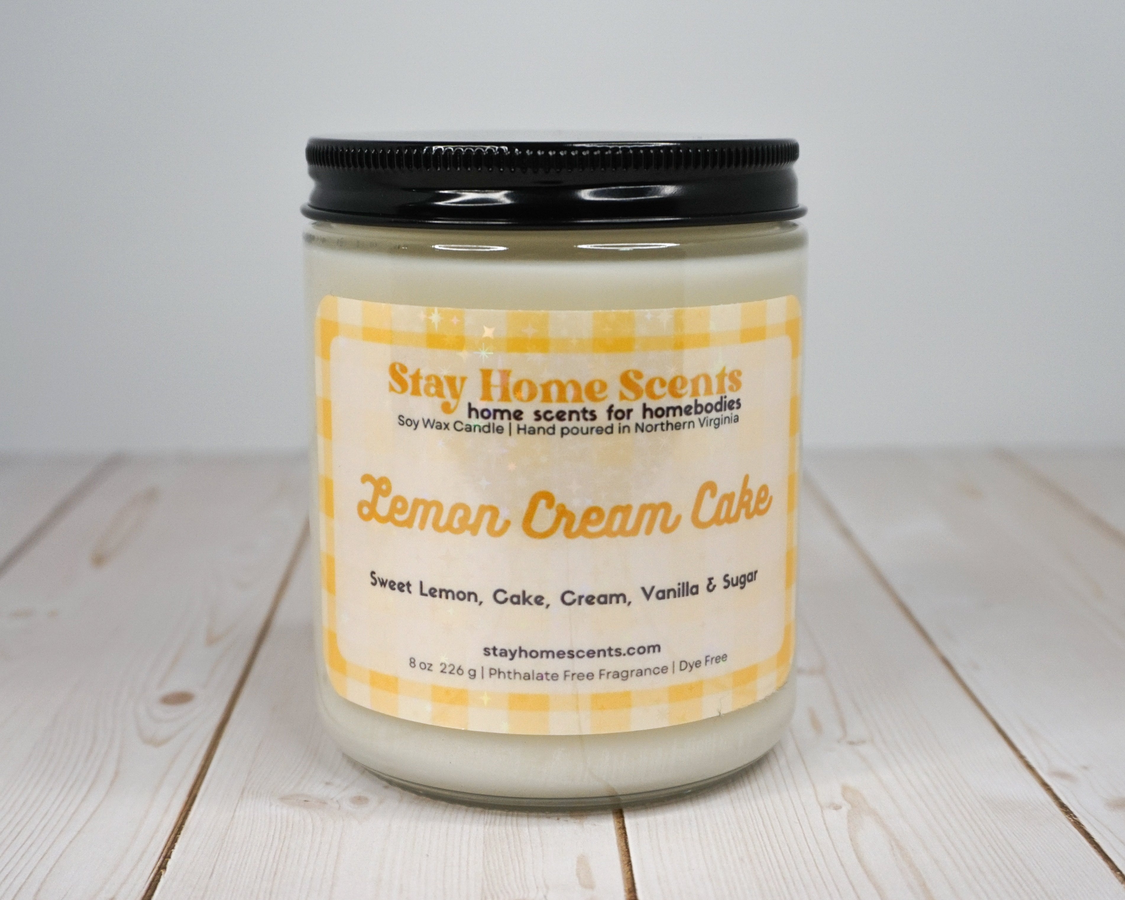 Lemon Cream Cake Candle