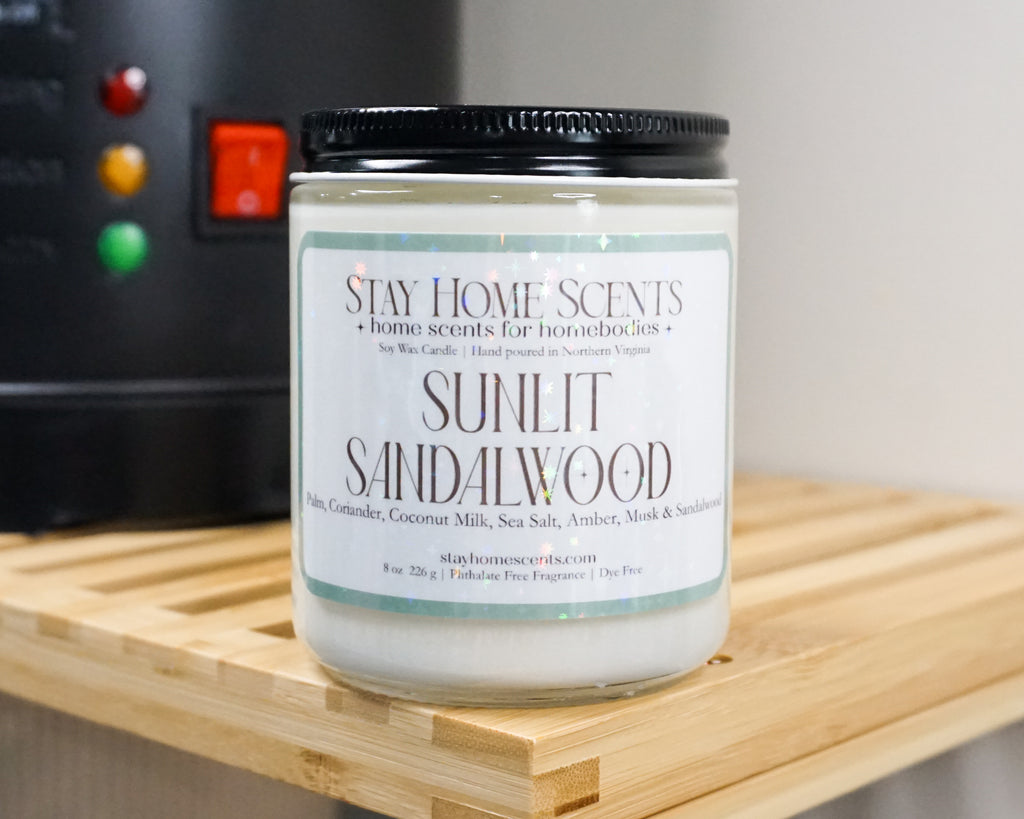 Sunlit Sandalwood Candle