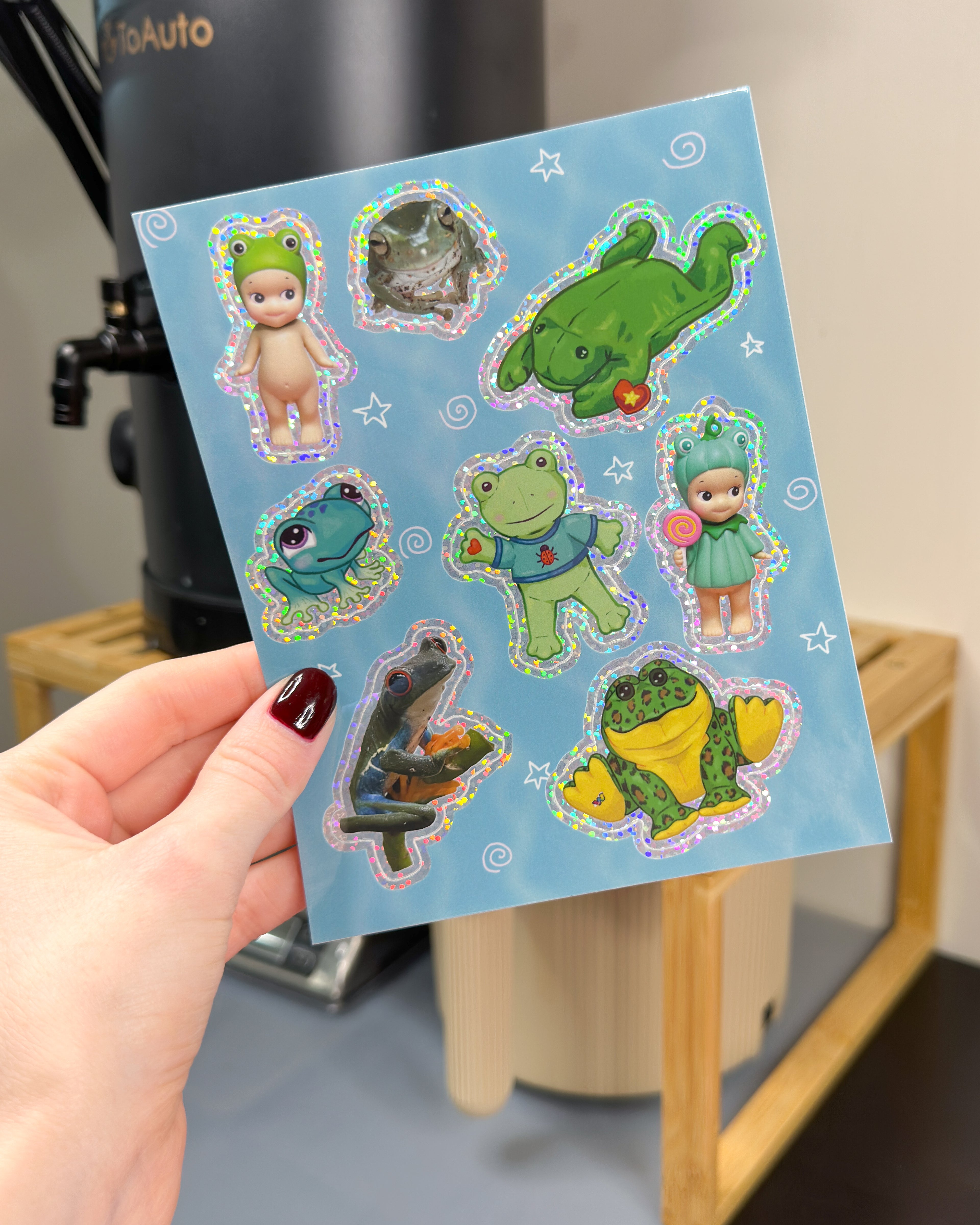 Trinket Frogs Sticker Sheet